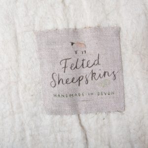 felted sheepskin